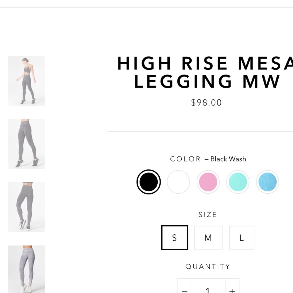 NUX HIGH RISE MESA LEGGING - Picture 10 of 11